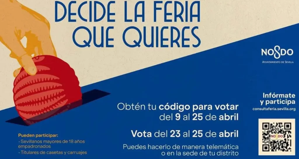 Campagne pour le référendum de la Feria de Séville